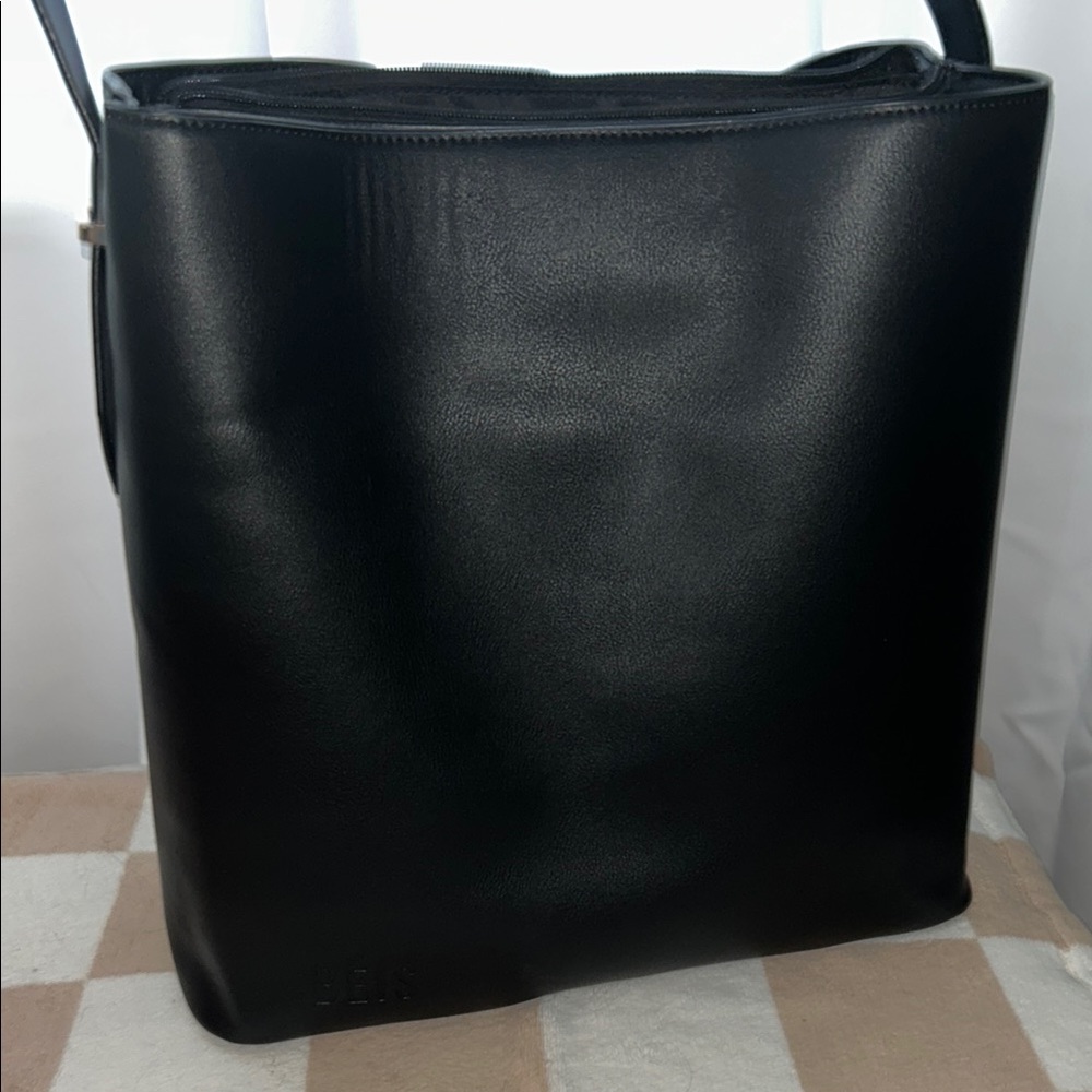 BEIS Wicked Faux Leather Laptop Bag with Structured Design